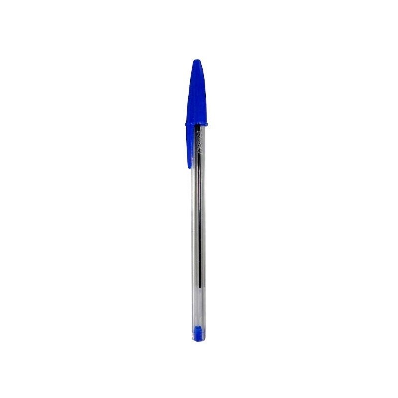Boligrafo Bic cristal azul de punta media