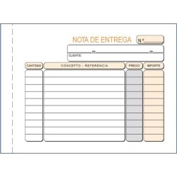 Talonario de entregas Loan T79 octavo apaisado duplicado autocopiante