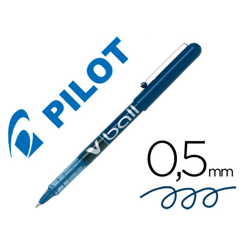 Boligrafo Pilot V-Ball azul roller de 0,5