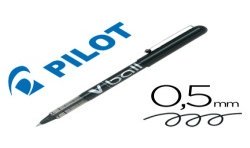Boligrafo Pilot V-Ball negro roller de 0,5